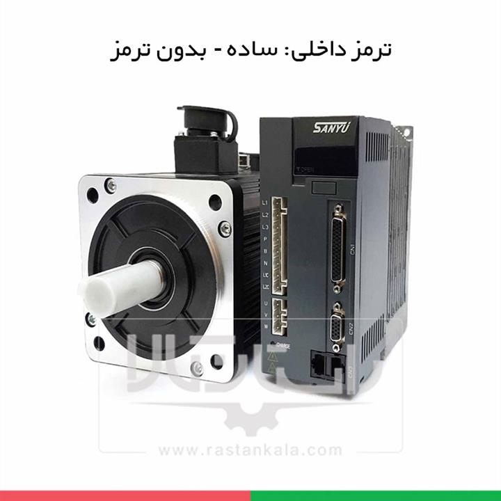 سرو موتور سانیو ظرفیت 1 کیلووات 2500 دور بدون ترمز